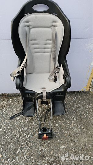 Детское кресло для велосипеда на раму
