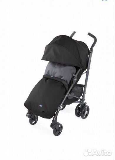 Коляска Chicco lite way top jet black