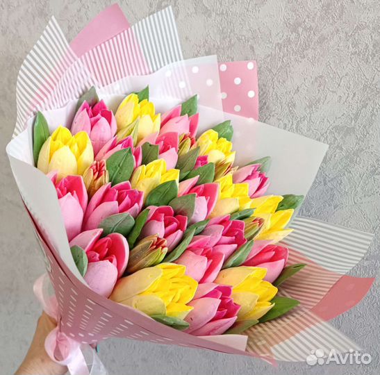 Съедобные букеты из зефира