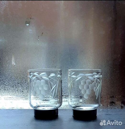 Советское стекло. Графин. Рюмки, Бокалы, Стаканы