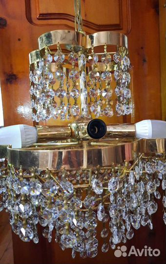 Люстра хрустальная чехия