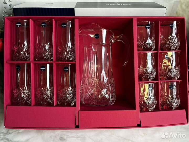 Набор Кувшин и стаканы Luminarc brighton новый