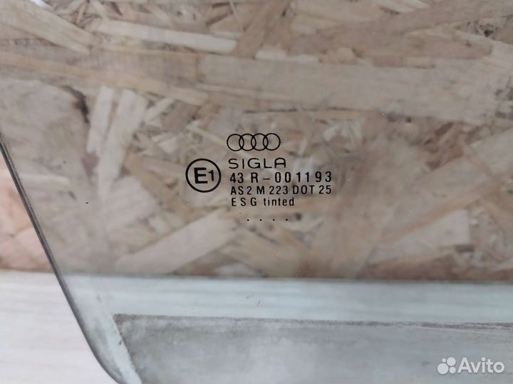 Стекло двери переднее Audi A4 B5