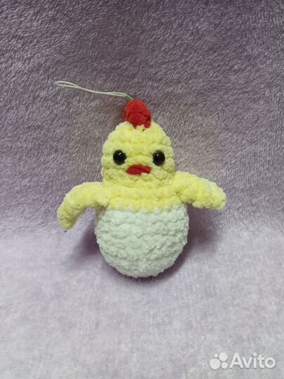 Пасхальный цыплёнок вязаный