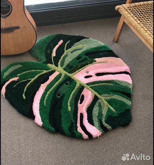 Ковер ручной работы петельный ворсовый