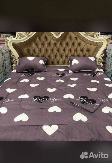 Комплект.одеяло 2 подушки и простынь