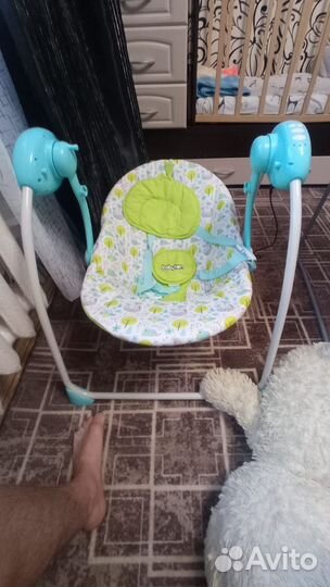 Детские электронные качели для новорожденных