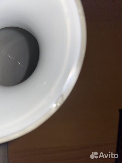 Ваза молочное стекло с портретом Нахимова