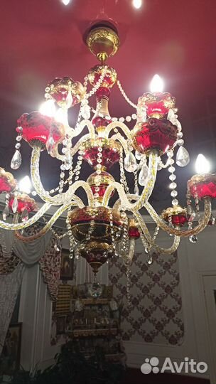 Люстра хрустальная богемия чехия