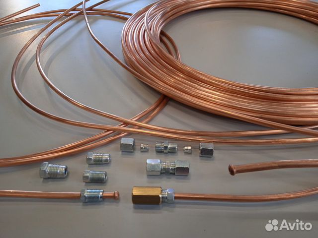 Трубка тормозная медная