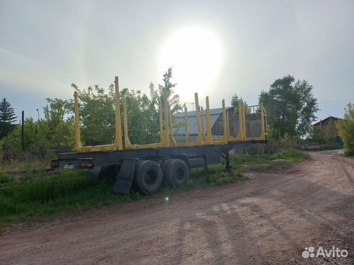 Полуприцеп лесовоз (сортиментовоз) НовосибАРЗ 981300, 2007