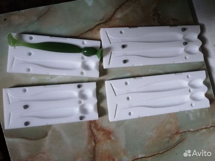 Форма для литья силиконовой приманки