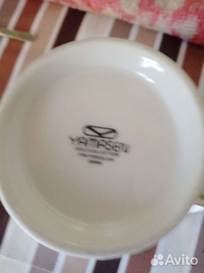 Набор чайный, чайник, чашка с блюдцем