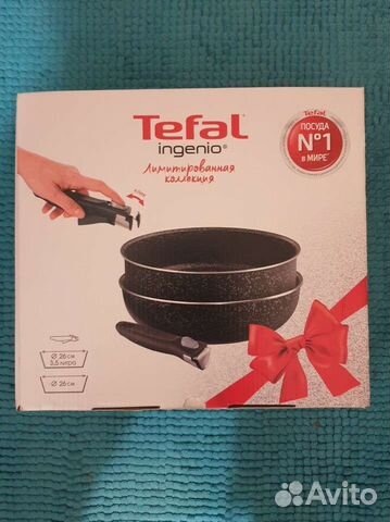 Набор Tefal Ingenio 3 предмета, вок,сотейник,ручка