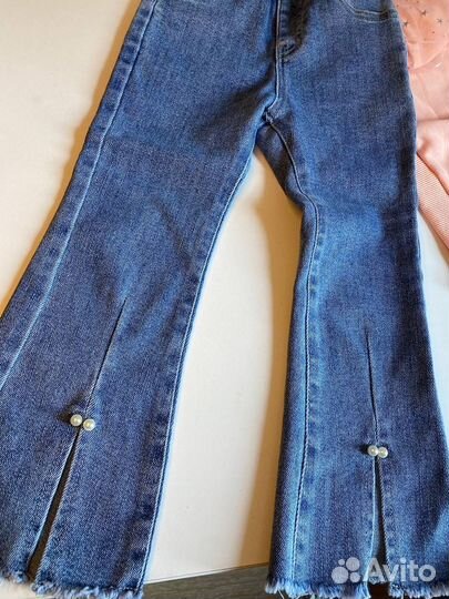 Джинсы для девочки 110-140