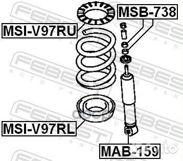 Проставка пружины нижняя MSI-V97RL MSI-V97RL