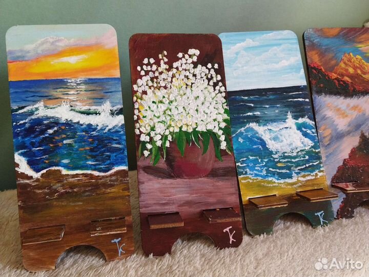 Живопись. Подставка под/для телефона