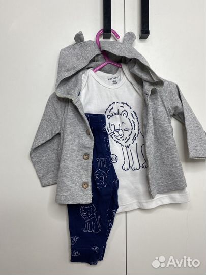 Вещи на мальчика 0-6 мес