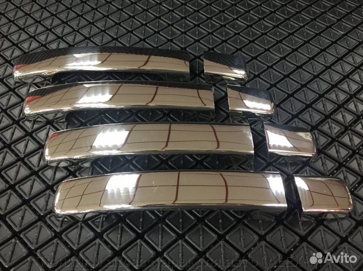 Накладки на ручки дверей Nissan Navara 2005+