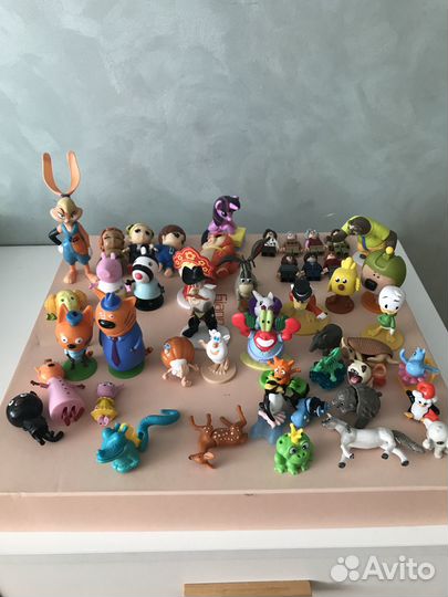 Фигурки sweet box, kinder, lego