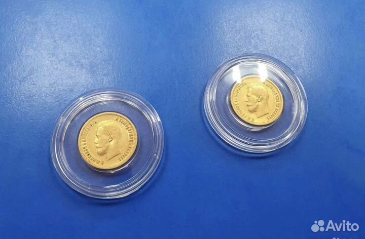 Николаевские золотые червонцы