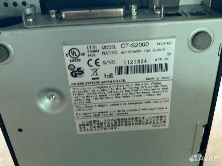 Citizen S2000 принтер