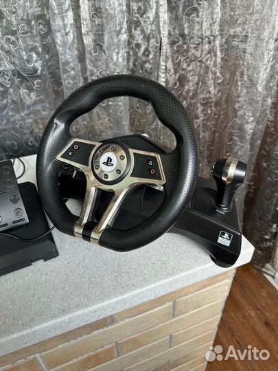 Руль игровой для ps4 и ps3 Defender Hurricane