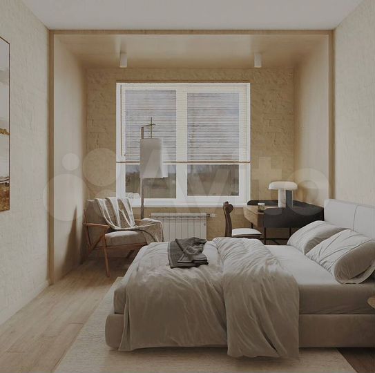 2-к. квартира, 52 м², 4/6 эт.