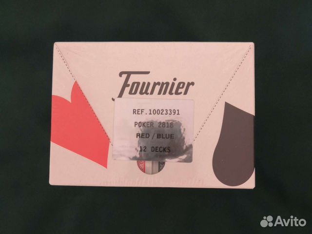 Пластиковые карты для покера-Fournier 2818