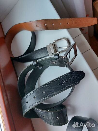 Мужской кожаный ремень