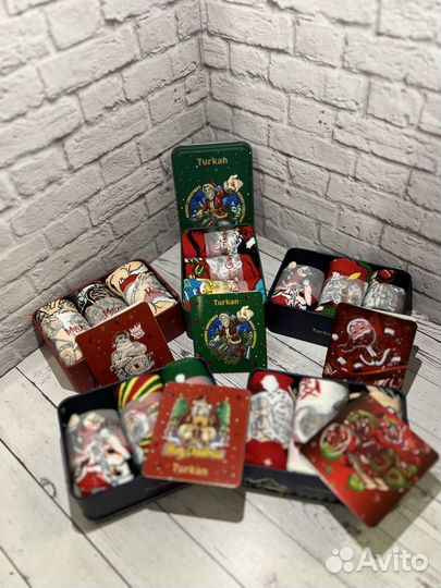 Носки в подарок с открыткой