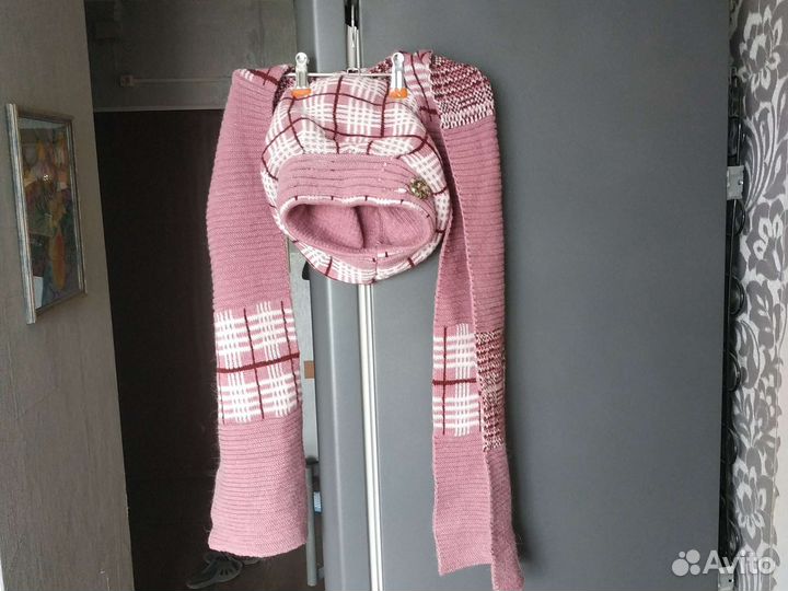 Комплект шапка и шарф