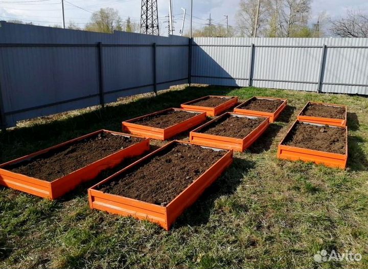 Грядка цветная 1м х 5м х 32см