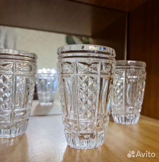 Хрустальные бокалы и стопки СССР