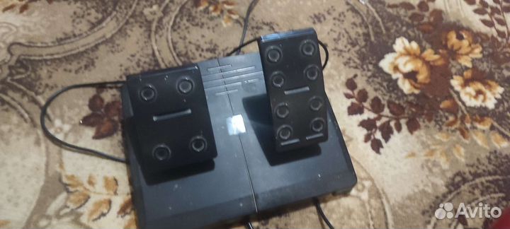 Игровой руль с педалями для пк