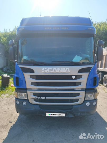 Scania P 360 с полуприцепом, 2013