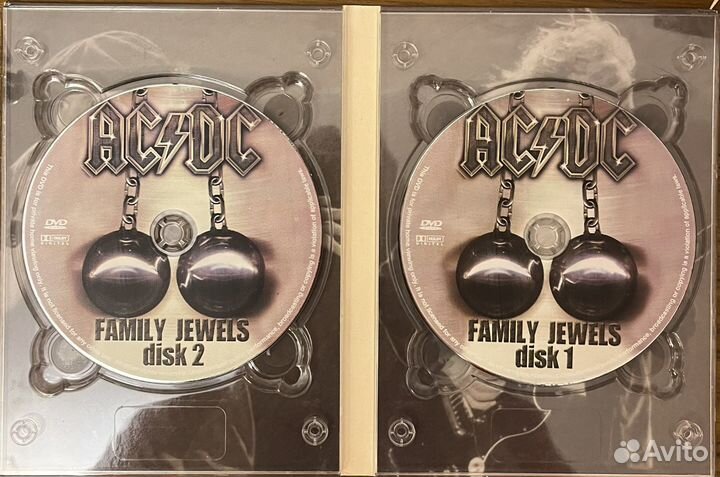 AC/DC Family jewels DvD cd диск 2005г