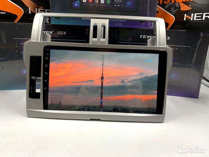 Магнитола Teyes 4/64 для Toyota Prado 150 1-рест