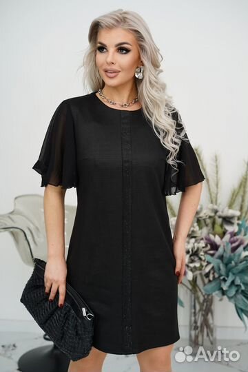 Платье женское замшевое