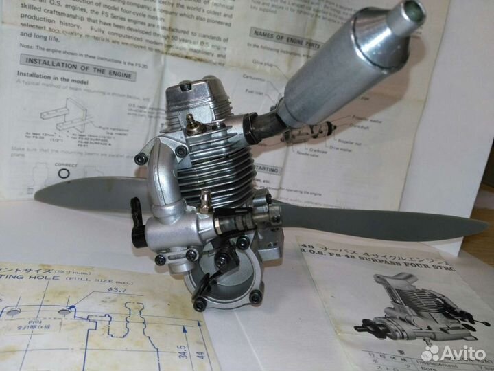 Авиамодельный мотор OS MAX FS-48S