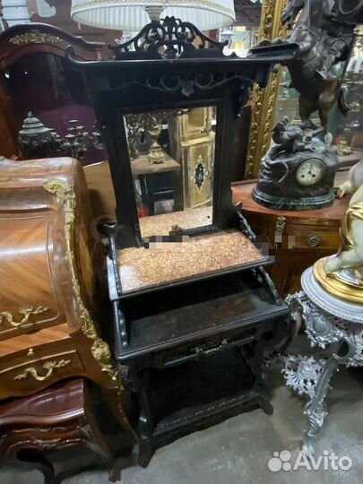 Консоль и зеркало в восточном стиле. Антиквариат