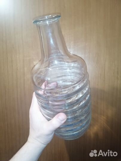 Бутыль 2.3 литра, СССР, высота 29 см. Стекло