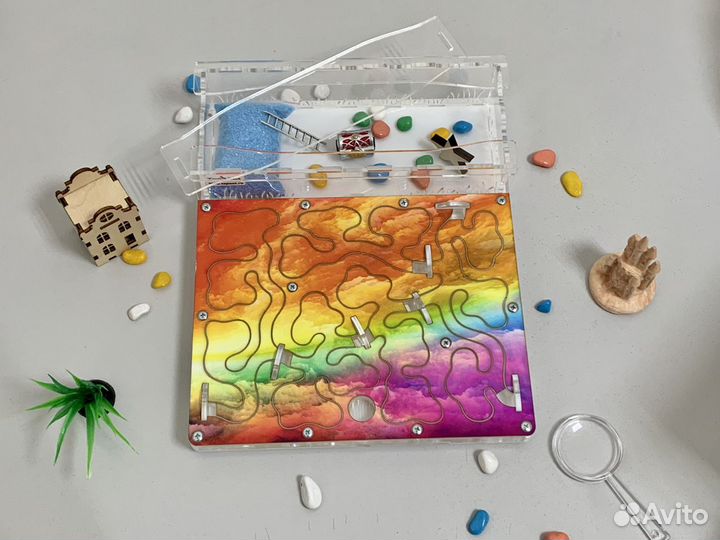 Муравьиная ферма с автоувлажнением и гипсом