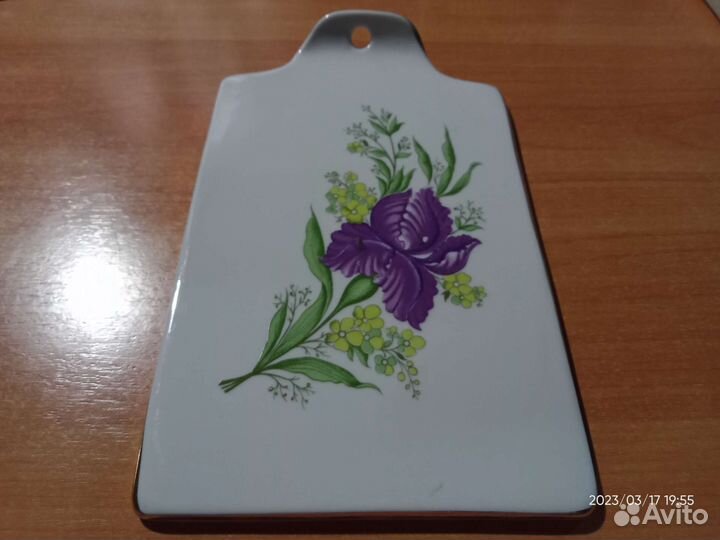 Доска сырная фарфор Дулево СССР