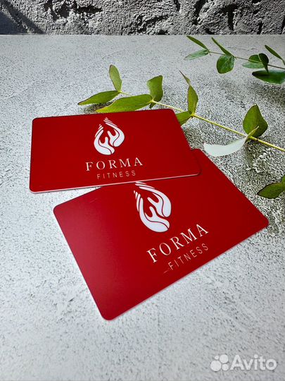 Пластиковые карты и Меню