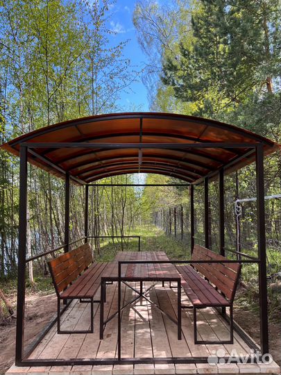 Аренда беседок для пикника у озера в Москве
