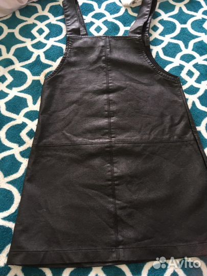 Сарафан из кожи для девочки 9-10лет