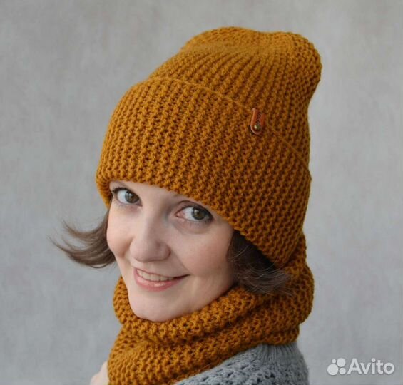 Комплекты на осень/весну Шапочка и Снуд