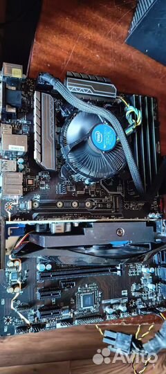 Мат плата с процессором и памятью ddr4