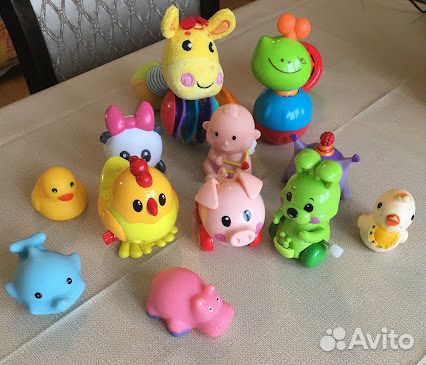 Детские игрушки до 1 года пакетом
